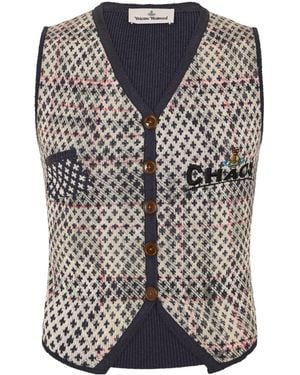 Vivienne Westwood Sleeveless Vest - Grey