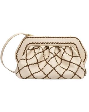 THEMOIRÈ Bios Lace Clutch Bag - Metallic