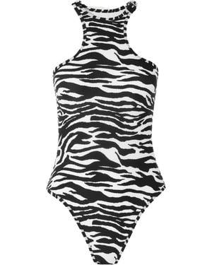 The Attico Casual One-Piece Swimsuit - White