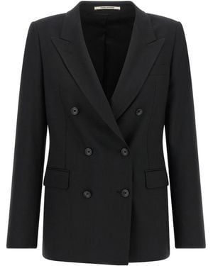 Tagliatore Double-Breasted Blazer - Black