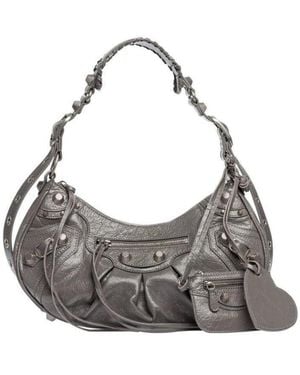 Balenciaga Le Caracole Small Shoulder Bag - Grey