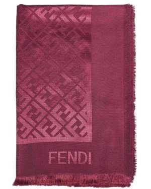 Fendi Ff Scarf - Purple