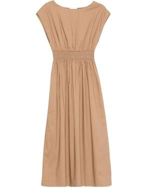 Roberto Collina Elastic Waist Dress - Natural