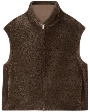 JOSEPH Reversible Vest - Brown