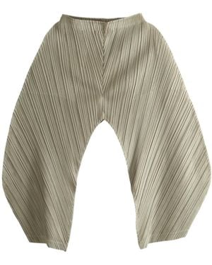 Pleats Please Issey Miyake Pleats Please Issey Miyake Thicker Pleated Trousers - Grey