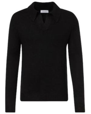 Gabriela Hearst Cashmere Polo Sweater - Black