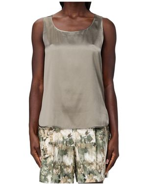 Max Mara Crew Neck Vest - Brown