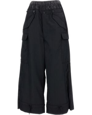 Junya Watanabe Wide Leg Trousers - Blue
