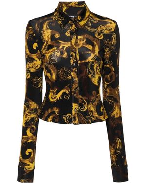 Versace Jeans Couture Watercolor Couture Shirt - Black