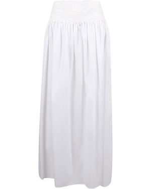スカート ERMANNO SCERVINO Woman Skirt White D467O315HRY 14300 ERMANNO SCERVINO Womens Real Leather Skirt Size 40 | eBay