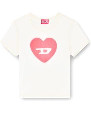 DIESEL T-Ele T-Shirt - Pink