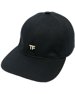 Tom Ford Logo Plaque Baseball Hat - Black