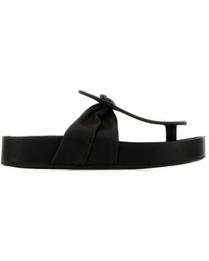 Uma Wang Platform Flip-Flops - Black
