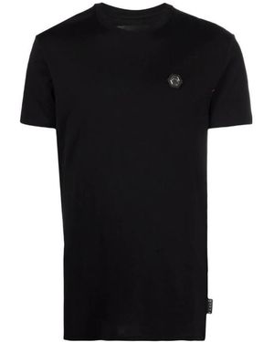 Philipp Plein Logo Crew-Neck T-Shirt - Black