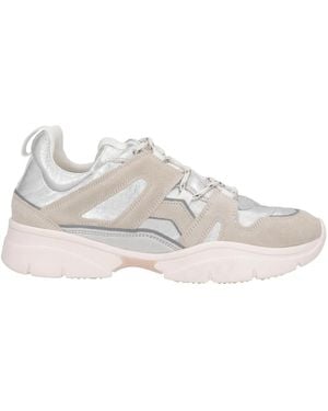 Isabel Marant Two-Tone Low-Top Sneakers - White