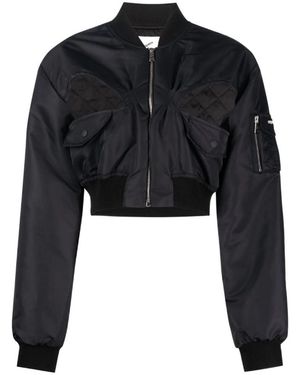 Coperni Short Pilot Casual Jacket - Black