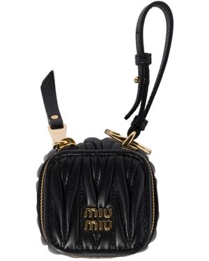 Miu Miu Matelassé Trick - Black
