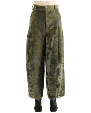 Uma Wang Paw Pants - Green