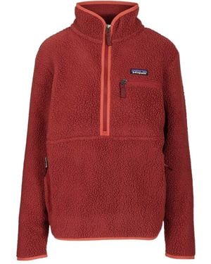 Patagonia Fleece Pullover Jacket - Red