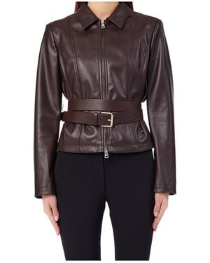 Liu Jo Front-Zip Jacket - Black