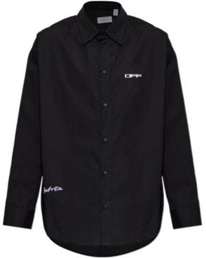 Off-White c/o Virgil Abloh Long-Sleeved Shirt - Black