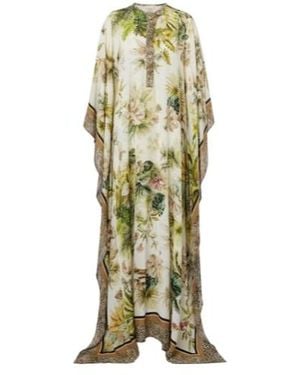 Elie Saab Savannah Printed Chiffon Dress - Green