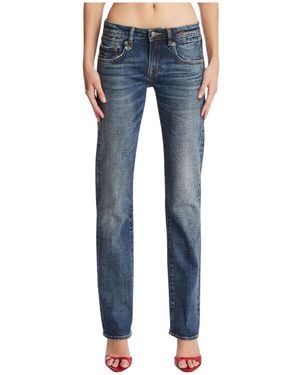 R13 Belt-Loop Jeans - Blue