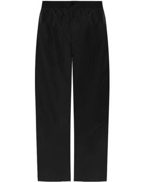 Theory Pleated Drawstring Trousers - Black