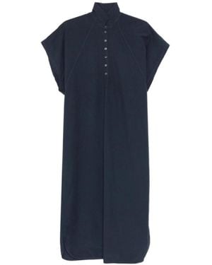 Barena Shirt Dress - Blue