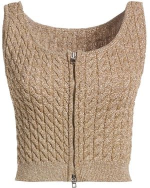 Jacquemus Sleeveless Cropped Top - White