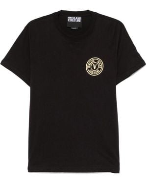 Versace Jeans Couture Couture Logo Emblem T-Shirt - Black