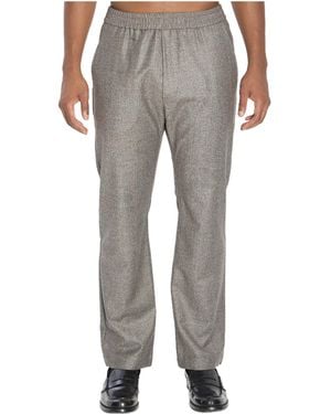 Barena Tosador Bita Elasticated-Waistband Wool Pants - Gray