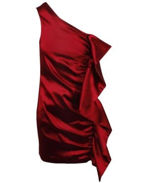 P.A.R.O.S.H. Gathered-Detail One-Shoulder Minidress