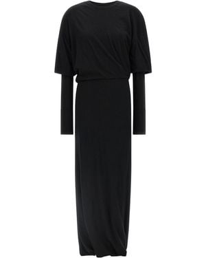 DARKPARK New Marlin Draped Maxi Dress - Black