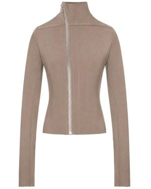 Rick Owens Long-Sleeve Casual Jacket - Natural