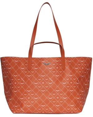 Zadig & Voltaire Sac Z Shopper Xl Monogram - Orange