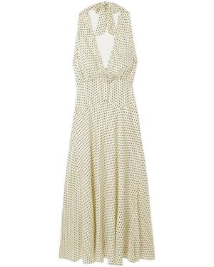 Doen Mazarin Polka Dot Dress - White