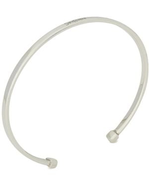 Saint Laurent Open Bracelet - White
