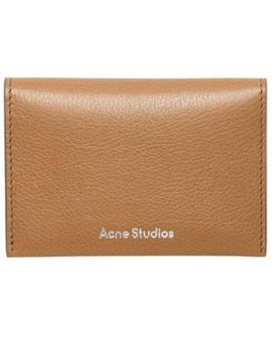 Acne Studios Folded Card Holder - Natural