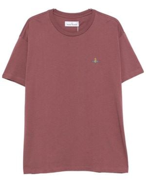 Vivienne Westwood Orb Logo T-Shirt - Purple