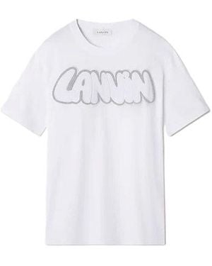 Lanvin Logo Print T-Shirt - White