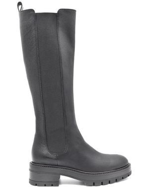 Aquazzura Platform Thigh-High Boots - Black