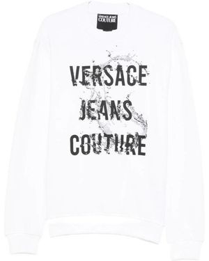 Versace Jeans Couture Couture Logo Print Sweatshirt - White