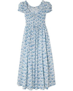 Doen Ashlynn's Belted Dress - Blue