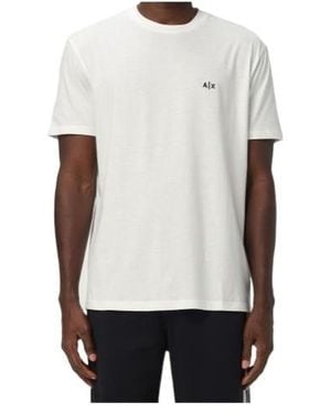 ARMANI EXCHANGE Short-Sleeved T-Shirt - White