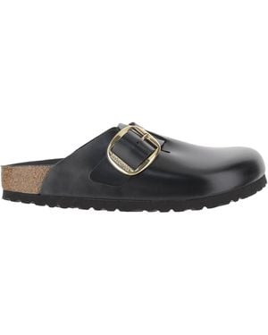 Birkenstock Boston Slides - Brown
