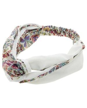 Etro Pattern Hair Band - White