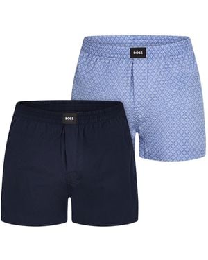 BOSS Peachcolored Boxer Briefs - Blue