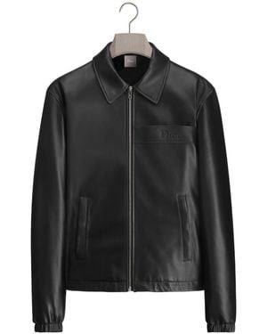 Dior Classic Leather Jacket - Black