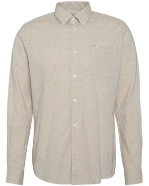 Barbour Nelson Tailored Long-Sleeved Shirt - White